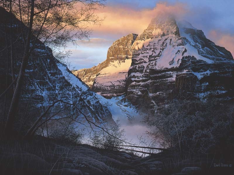 David Daase Sunrise On The Continetal Divide